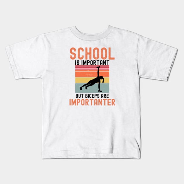 Gym Motivation Kids T-Shirt by Xtian Dela ✅